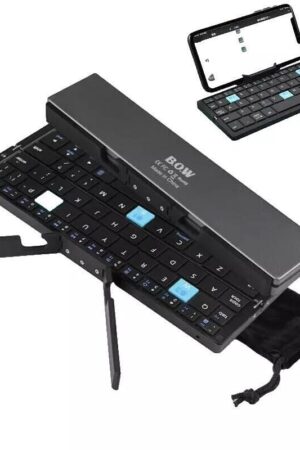 Mini Clavier Bluetooth Pliable en Aluminium