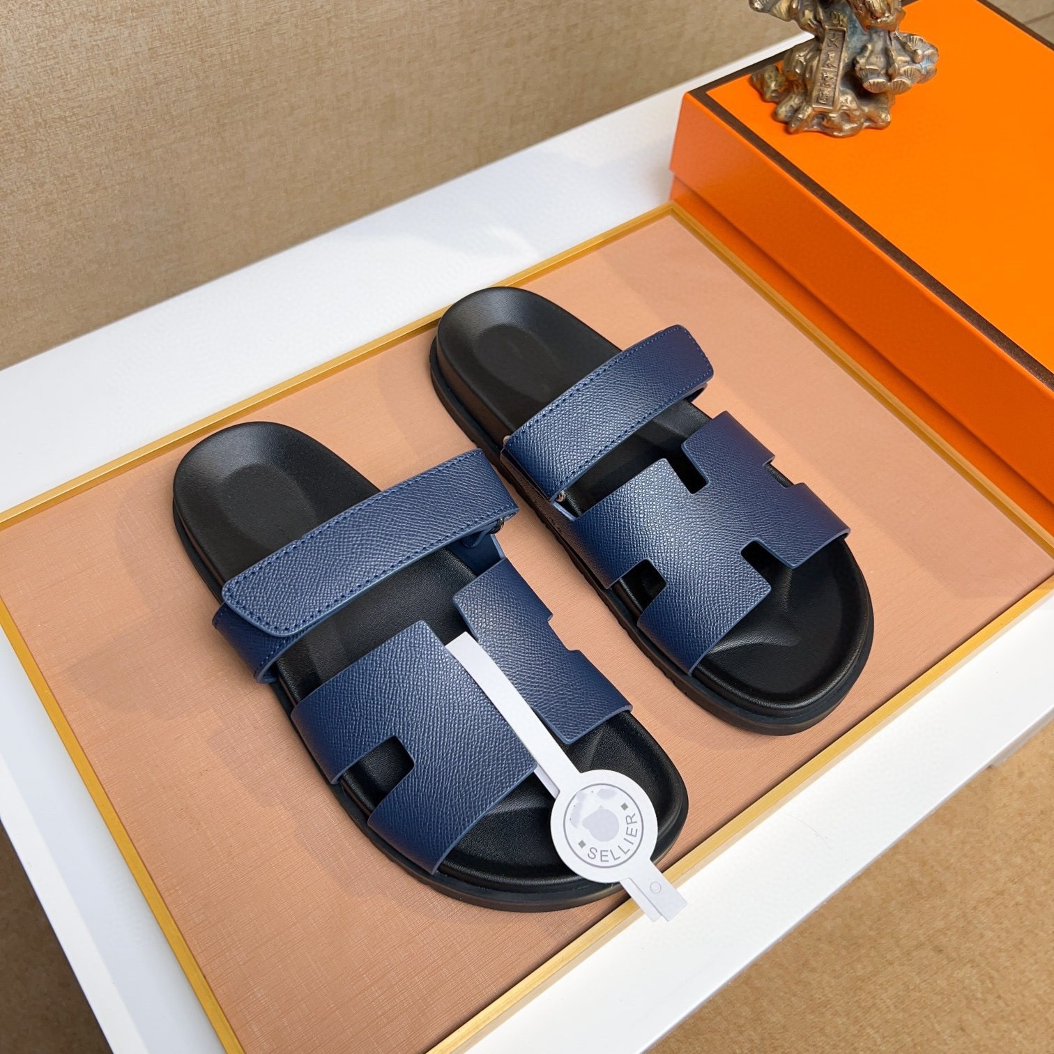 Sandales en Cuir Naturel avec Bride Ajustable - Design H – Image 17